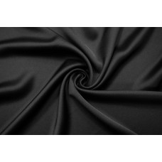 Ткань черная 1150  (креп полиэстер 97%)
