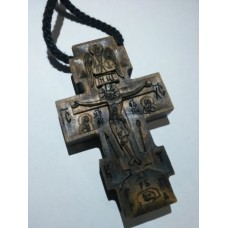 Крест резной деревянный нательный малый(груша) 900 руб