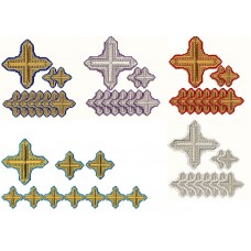 Набор крестов для дьяконского облачения все цвета 1000р