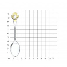 2302010002 Ложка серебро детская Ангелочек 16,7 г 8700руб