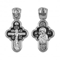 18156R Крест серебро 925 2,58гр 1230руб Владимирская икона Божией Матери