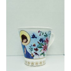 Чашка керамическая 620руб Совуньи, Ангел с лилией
