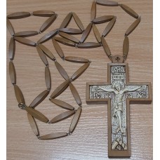 Крест наперстный четырехконечный деревянный резной (груша) 6800руб