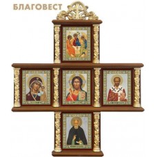 Крест-икона 6х7 1650руб 5 икон